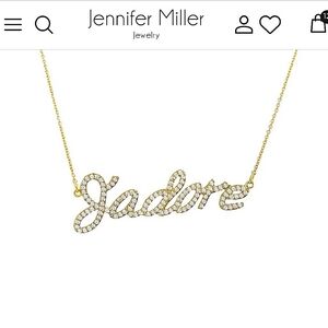 GREAT GIFT Jennifer Miller Jewelry J’Adore Necklace